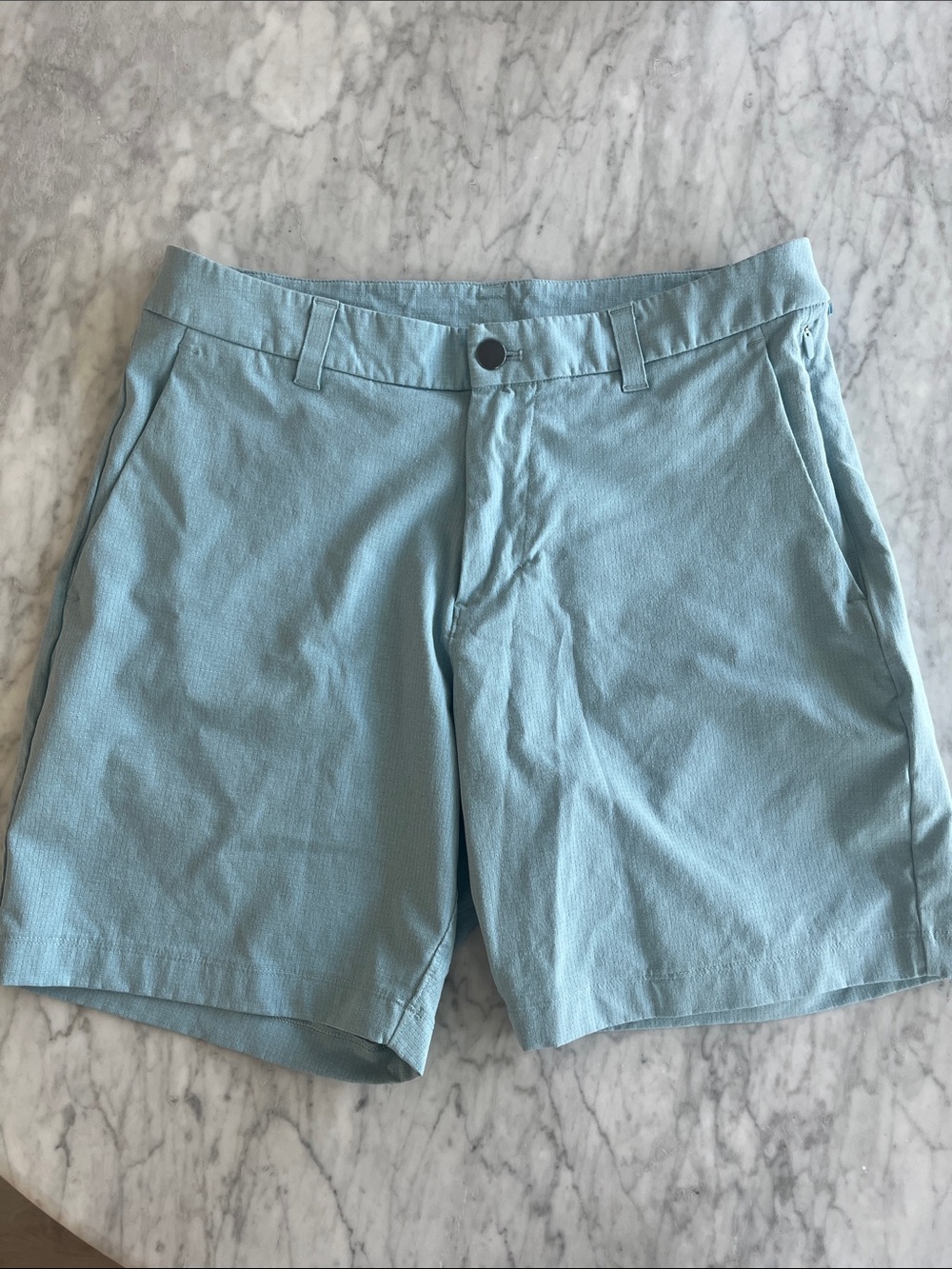 LULULEMON: Men's Light Blue Casual Shorts